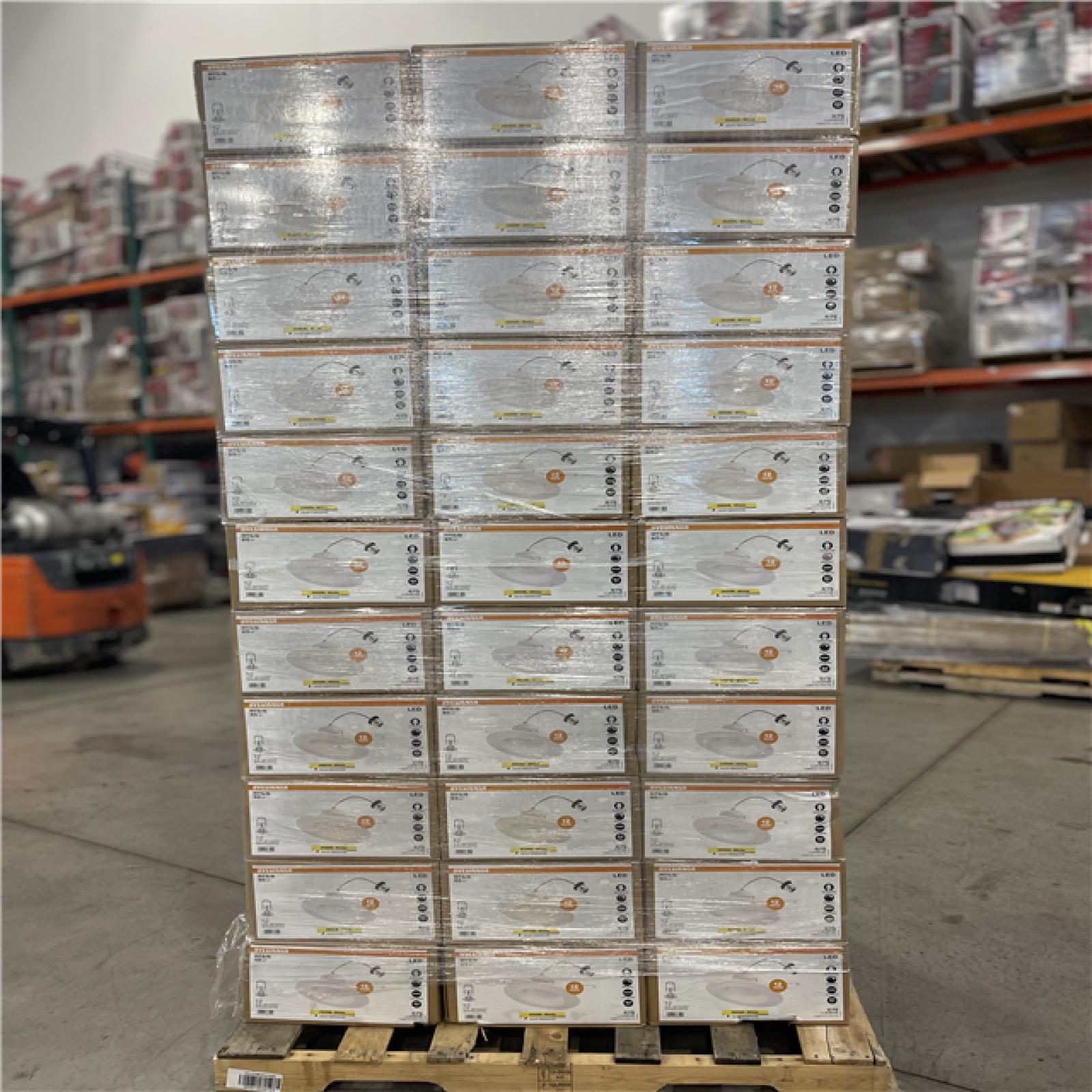 DALLAS LOCATION - LEDVANCE Integrated LED 6 in. Retro Fit 3000K 675 Lumen Dimmable Recessed Light White  Wet Rated (12-Pack) PALLET-(66 CASES)