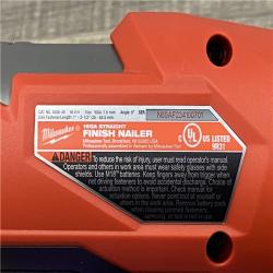AS-IS Milwaukee FUEL 18-Volt Lithium-Ion Brushless Cordless Gen ll 16-Gauge Straight Finish Nailer (Tool Only)