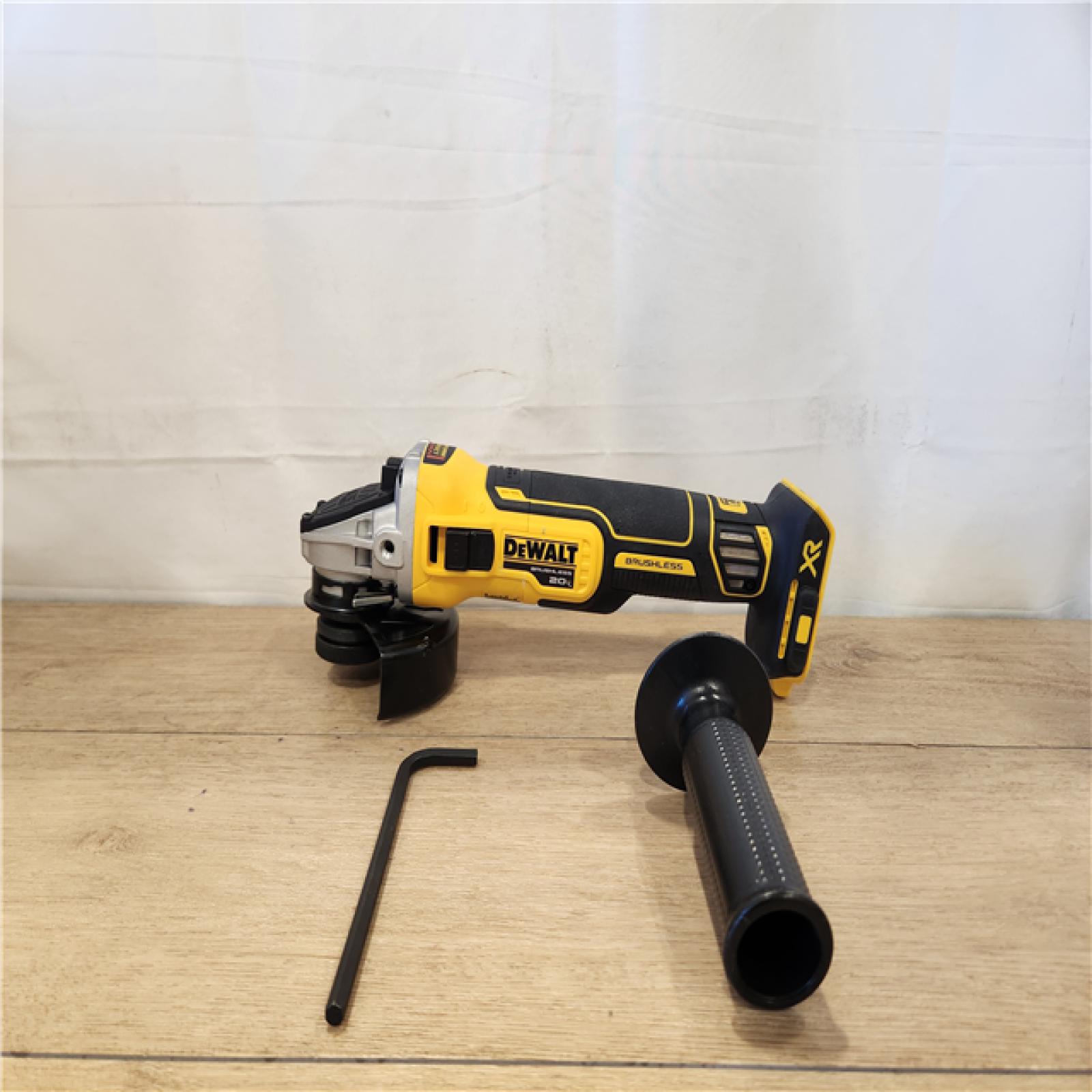 AS-IS- DeWalt 20V Max XR 4.5-Inch Slide Switch Small Angle Grinder (Tool Only)