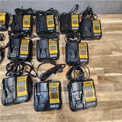 HOUSTON LOCATION - AS - IS DEWALT BATTERY CHARGER PACK QTY - 13