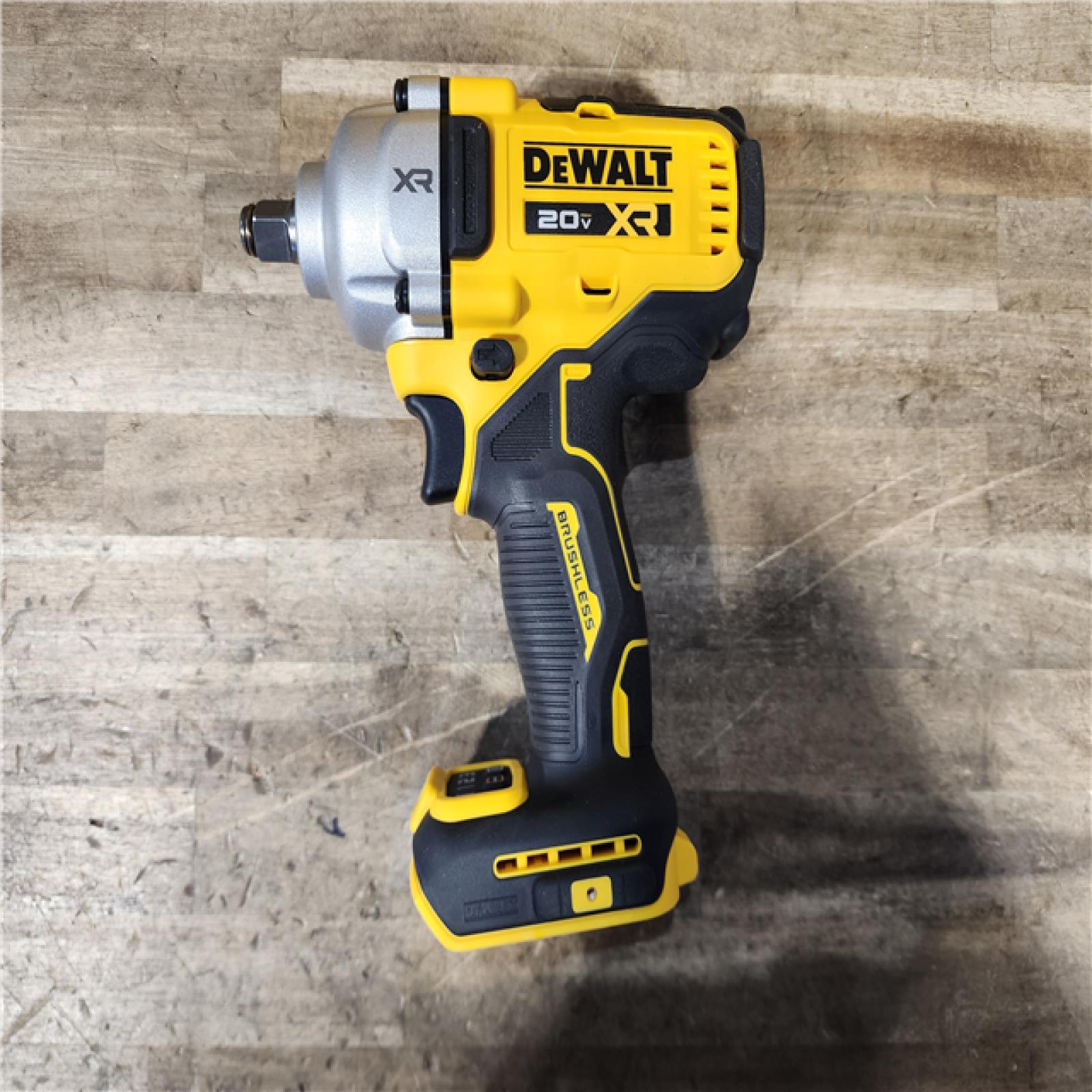 HOUSTON LOCATION - AS-IS (APPEARS LIKE NEW) DeWalt 20V MAX 1/2 in. Cordless Brushless Mid-Range Impact Wrench (Tool-Only)