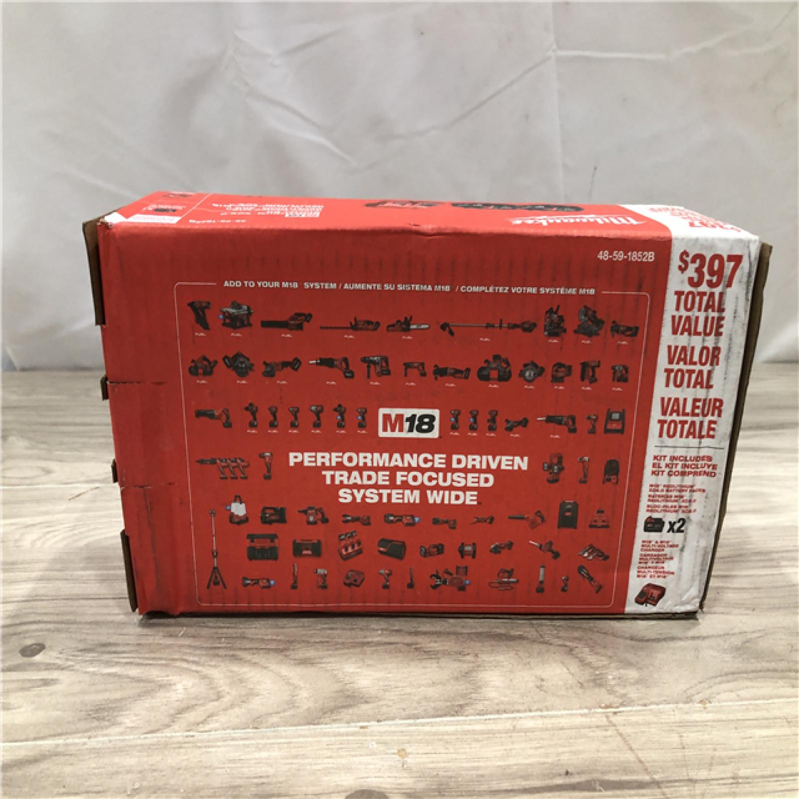 NEW! - Milwaukee 18-Volt Lithium-Ion XC Starter Kit