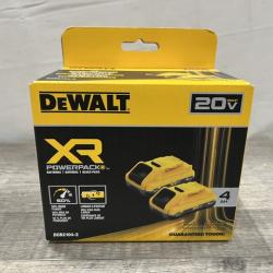 NEW - DEWALT 20V MAX XR Lithium-Ion 4.0 Ah Battery Packs (2-Pack)