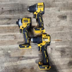 HOUSTON LOCATION - AS-IS DEWALT 3 TOOL COMBO KIT W/ (2) BATTERY & CHARGER