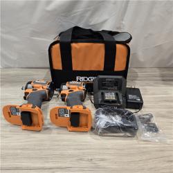 AS-IS 18V Subcompact Brushless Cordless 2-Tool Combo Impact Wrench Kit