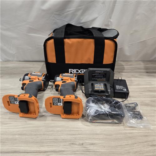 AS-IS 18V Subcompact Brushless Cordless 2-Tool Combo Impact Wrench Kit
