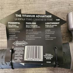 Phoenix Location Stiletto 14 oz. Titanium Milled Face Hammer with 16 in. Curved Poly/FG Handle