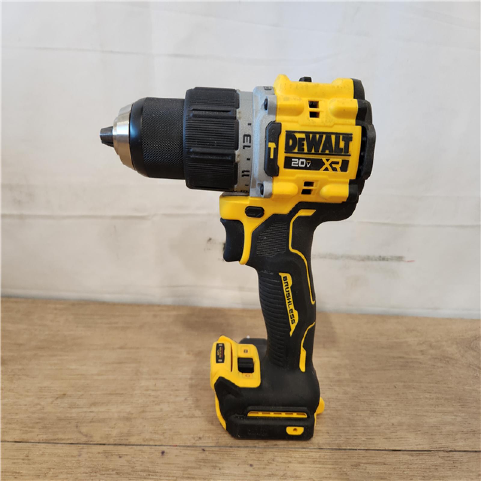 AS-IS- 20V XR Brushless Cordless 1/2 in. Hammer Drill (Tool-Only)