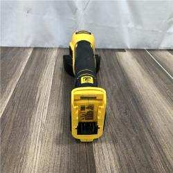 AS-IS DEWALT 20V MAX XR Cordless Brushless 4.5 in. Slide Switch Small Angle Grinder with Kickback Brake (Tool Only)