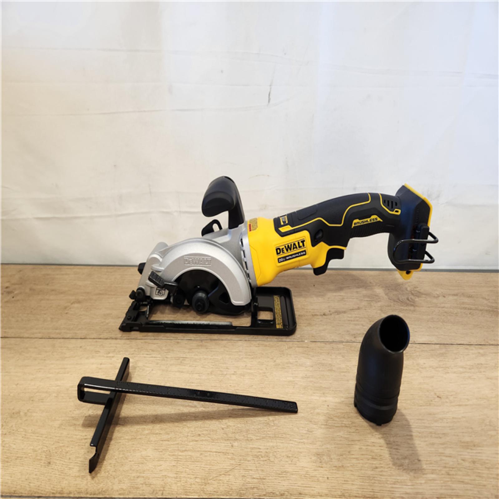 AS-IS- DEWALT ATOMIC 20V MAX Cordless Brushless 4-1/2 in. Circular Saw (Tool Only)