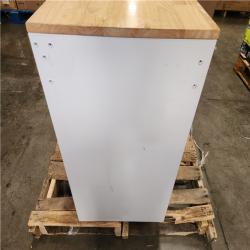 Phoenix LIKE NEW Husky Tool Storage 46 in. W x 18 in. D 9-Drawer Gloss White Mobile Workbench Cabinet