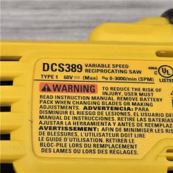 AS-IS DeWalt FLEXVOLT 60V MAX Cordless Reciprocating Saw (Tool-Only)