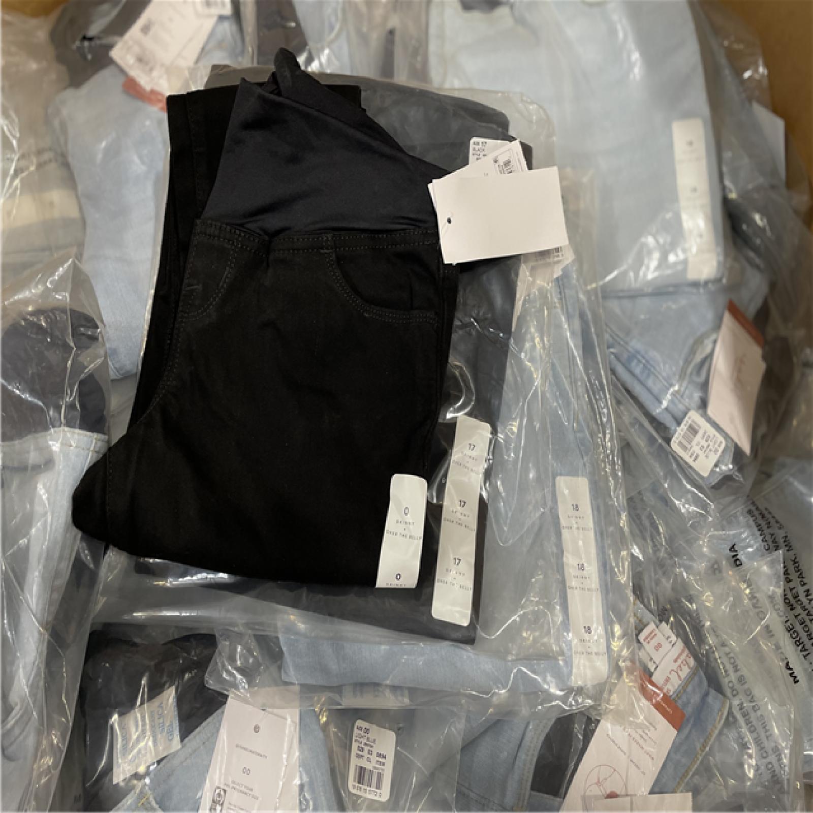 DALLAS LOCATION - BULLSEYE MIXED SIZES ISABEL MATERNNITY JEANS (200 UNITS)