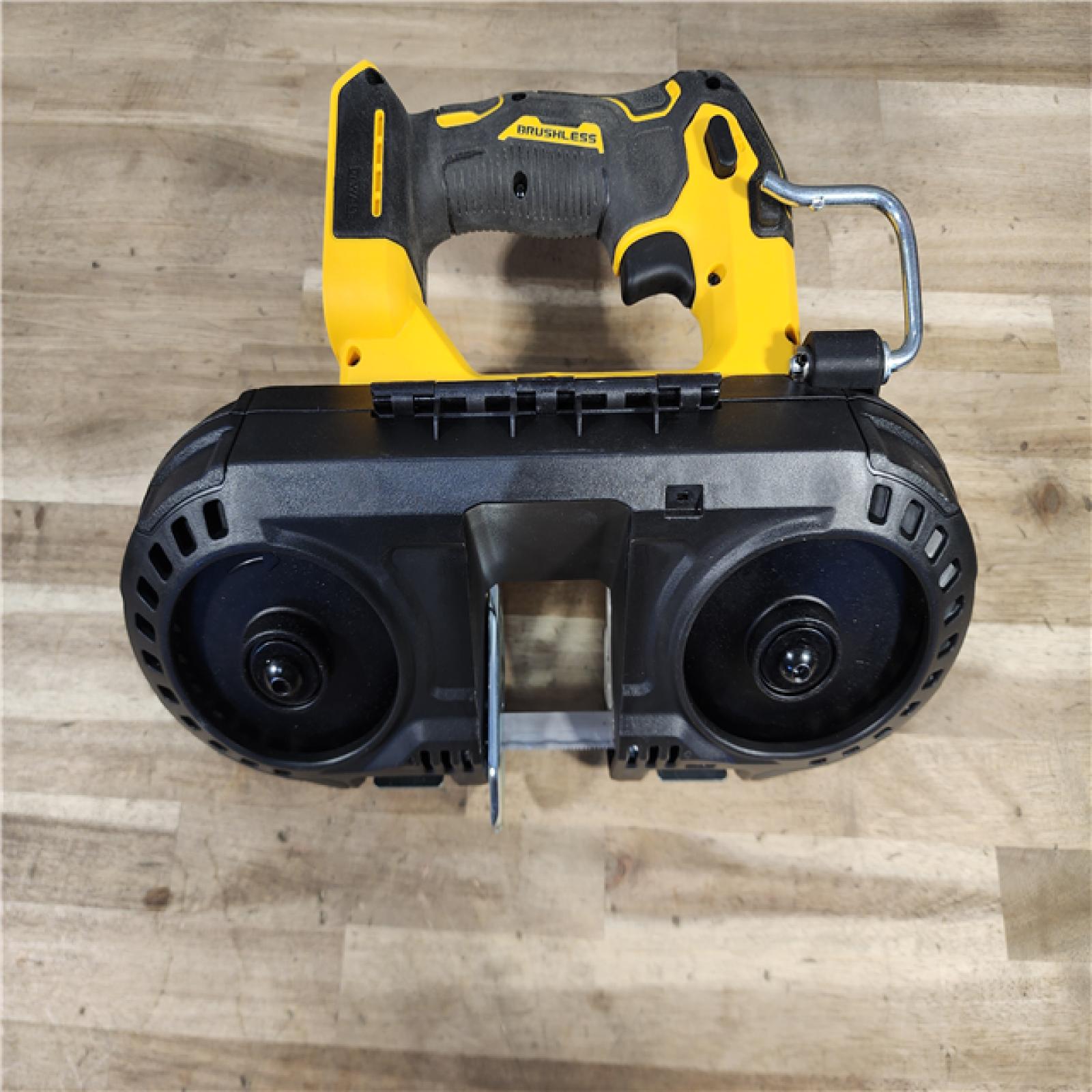 HOUSTON LOCATION - AS-IS Dewalt DCS377B 20V MAX ATOMIC Brushless Cordless 1-3/4  Compact Bandsaw (TOOL ONLY)