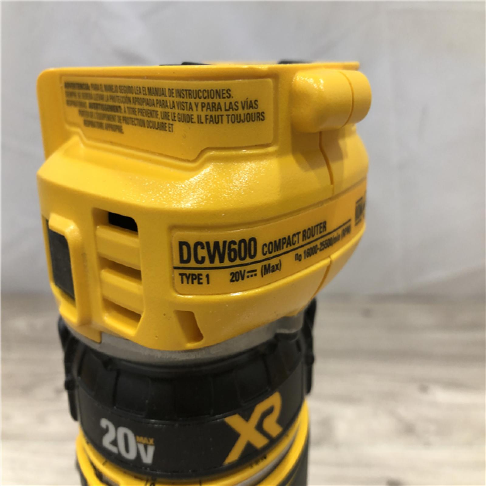 AS-IS Dewalt 20V MAX XR Cordless Compact Router (Tool Only)