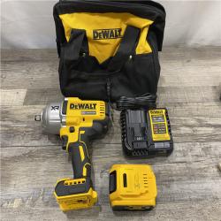 AS-IS DEWALT 20V MAX Lithium-Ion Cordless 1/2 in. Impact Wrench Kit
