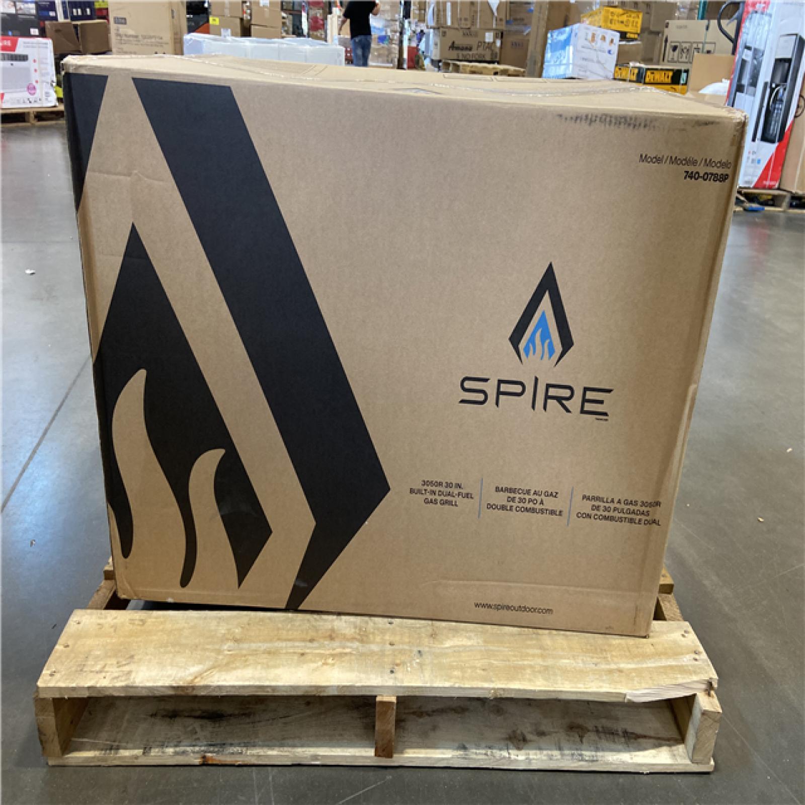 DALLAS LOCATION - SPIRE 5-Burner Built-In Propane Gas Island Grill Head in Stainless Steel with Rear Burner
