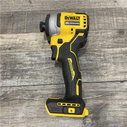 AS-IS DEWALT Atomic 20V Max Lithium-Ion Brushless Cordless Compact 1/4 in. Impact Driver Kit