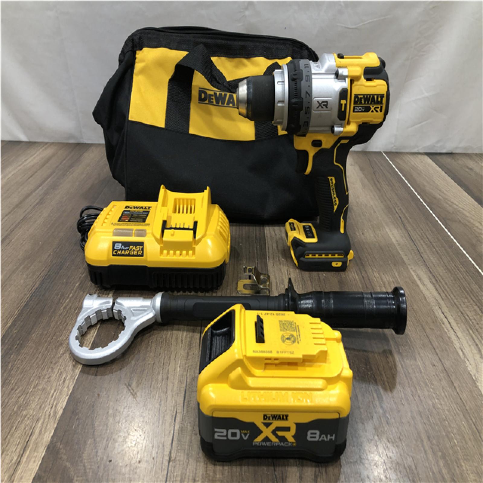 AS-IS DEWALT 20V XR Lithium-Ion Cordless Hammer Drill Kit