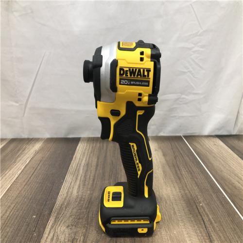 AS-IS DEWALT ATOMIC 20V MAX Cordless Brushless Compact 1/4 in. Impact Driver (Tool Only)