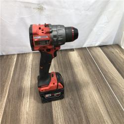 AS-IS Milwaukee FUEL 18V Lithium-Ion Brushless Cordless 1/2 in. Hammer Drill Driver Kit