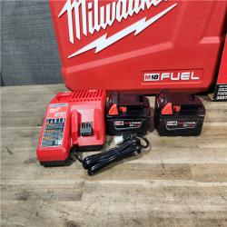 HOUSTON LOCATION - AS-IS Milwaukee FUEL 18V Lithium-Ion Brushless Cordless Hammer Drill and Impact Driver Combo Kit