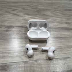 AS-IS Apple AirPods Pro (2nd Generation) with the USB-C MagSafe Charging Case