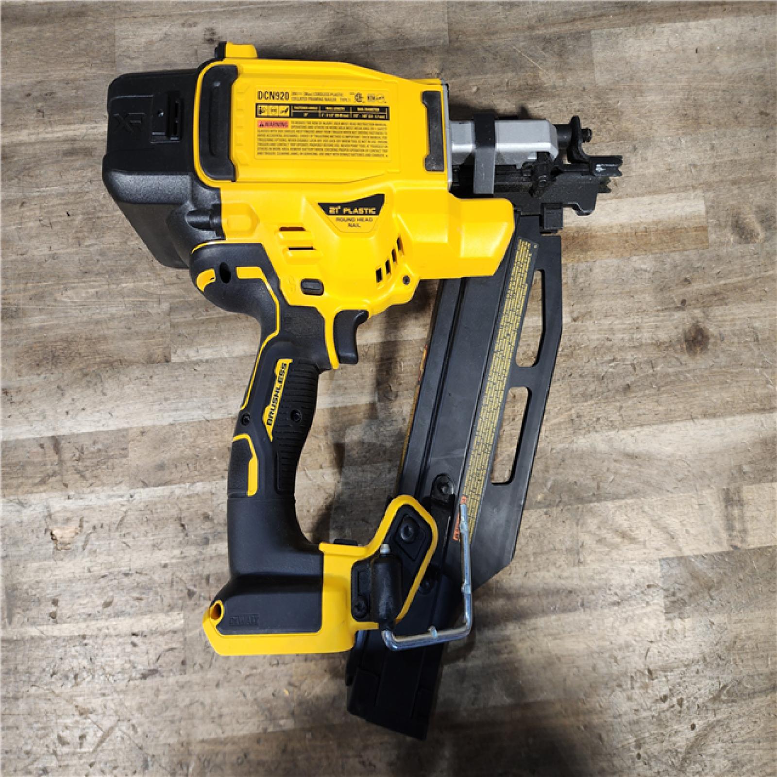 HOUSTON LOCATION - AS-IS DEWALT 20-Volt 21° Cordless Framing Nailer (Tool-Only)