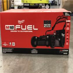 DALLAS LOCATION - NEW! Milwaukee M18 FUEL Brushless Cordless 21 in. Walk Behind Dual Battery Self-Propelled Mower w/(2) 12.0Ah FORGE Battery and Charger