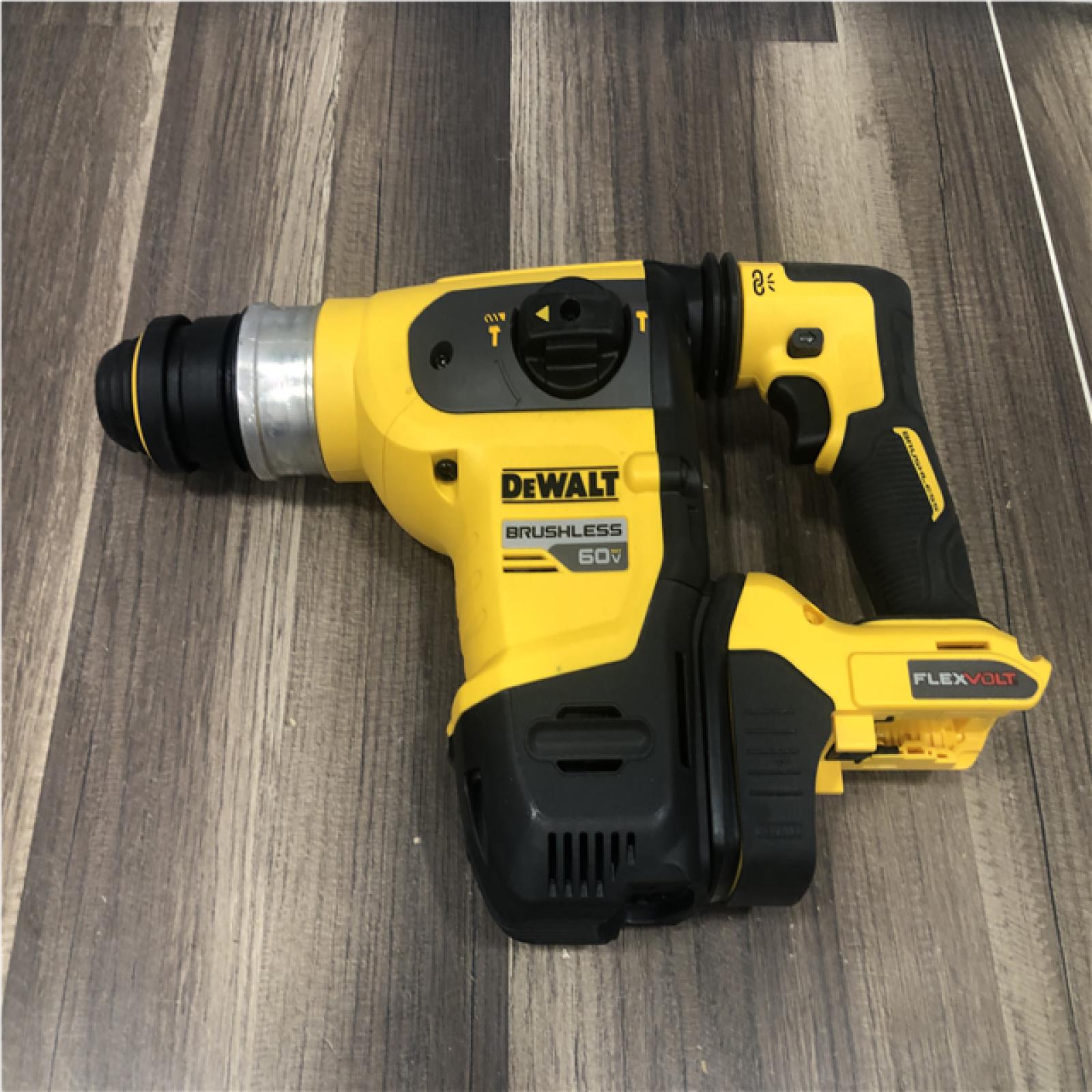 AS-IS DEWALT FLEXVOLT 60V MAX Cordless 1-1/4 in. SDS Plus Rotary Hammer (Tool Only)