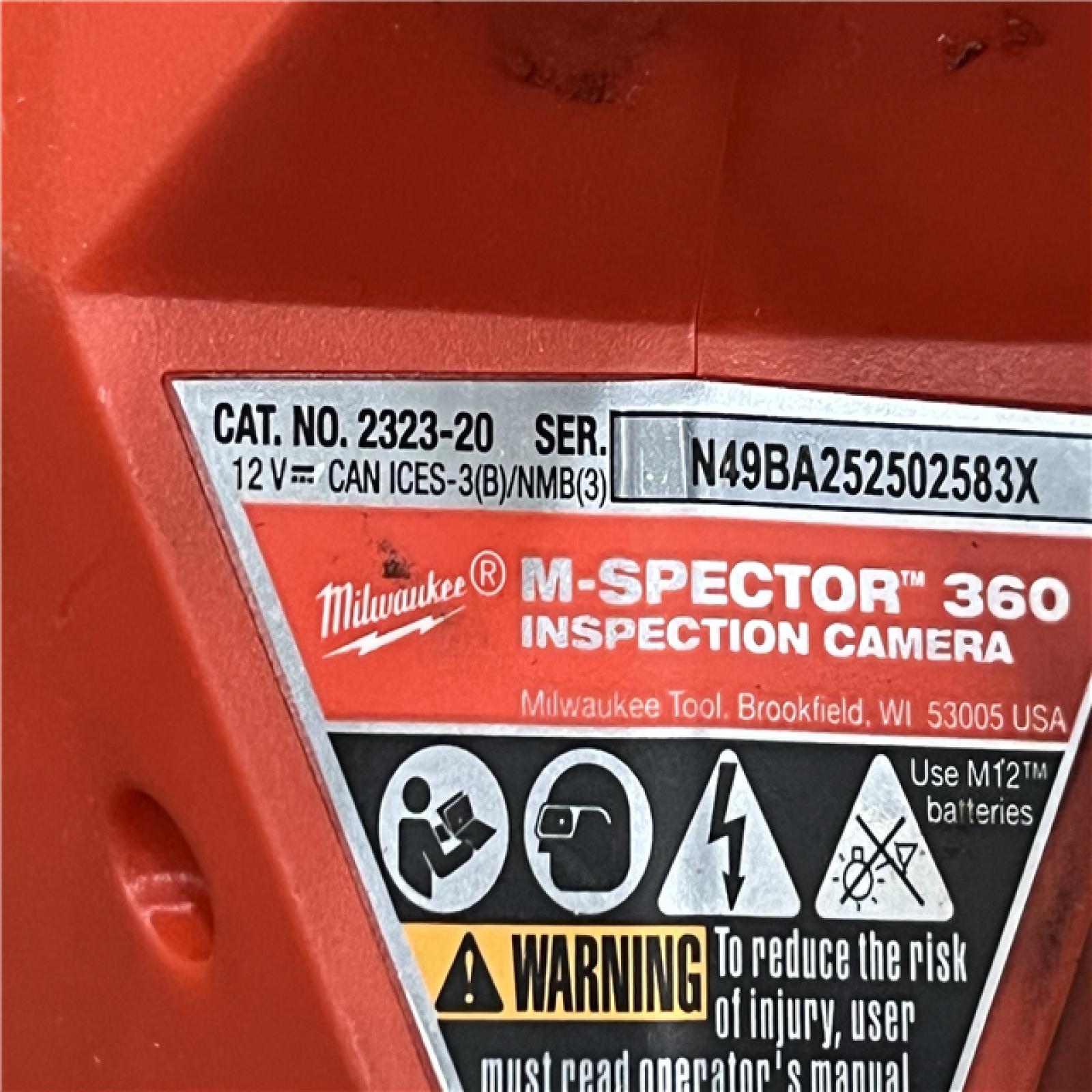 AS-IS Milwaukee 12V Lithium-Ion Cordless M-SPECTOR 360-Degree 4 ft. Inspection Camera Kit