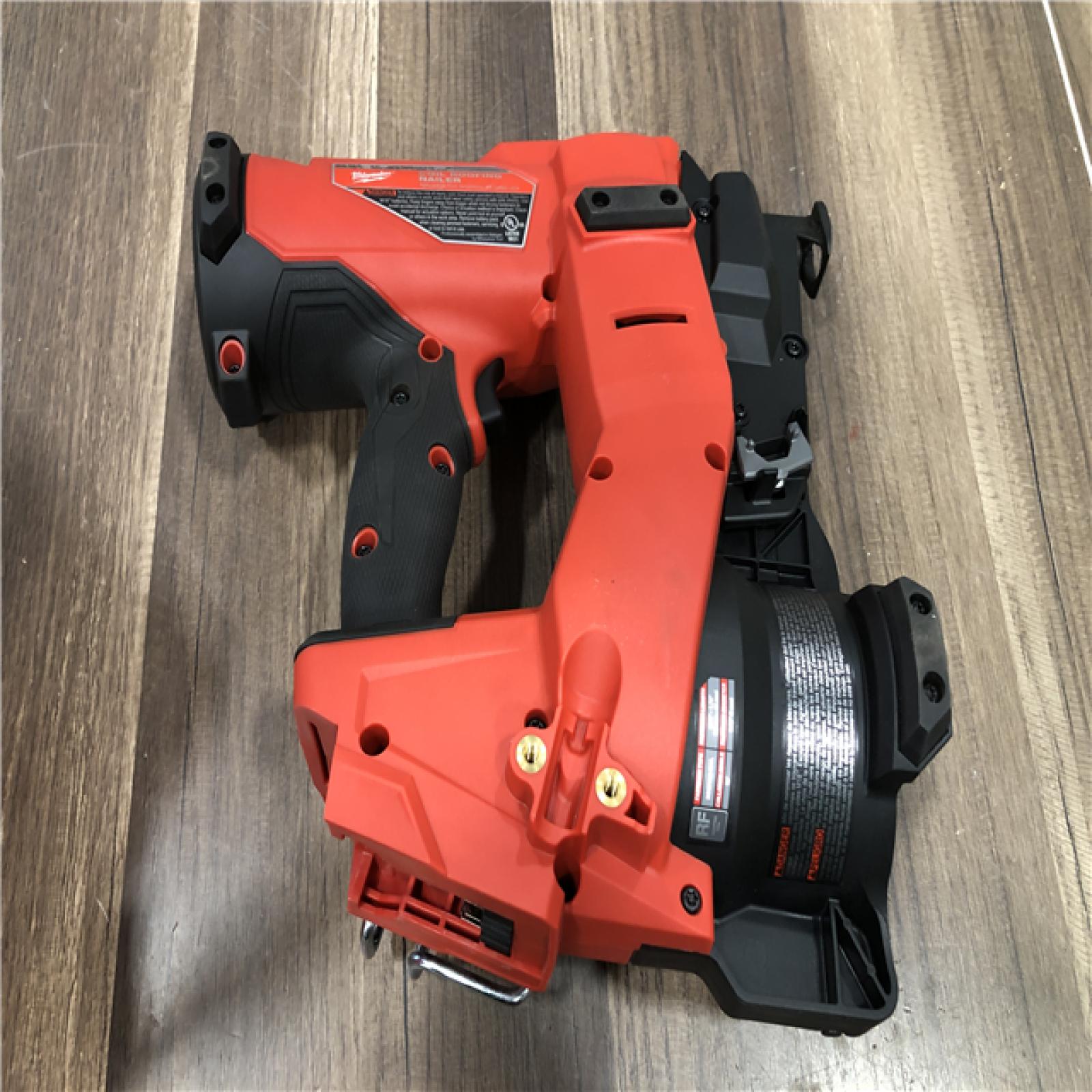 AS-IS Milwaukee FUEL 18-Volt Lithium-Ion Brushless Cordless Coil Roofing Nailer (Tool Only)