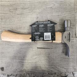 Phoenix Location Stiletto 14 oz. & 10 oz. Titanium Milled Face Hammer with 18 in. Curved Hickory Handle (3 Hammers)
