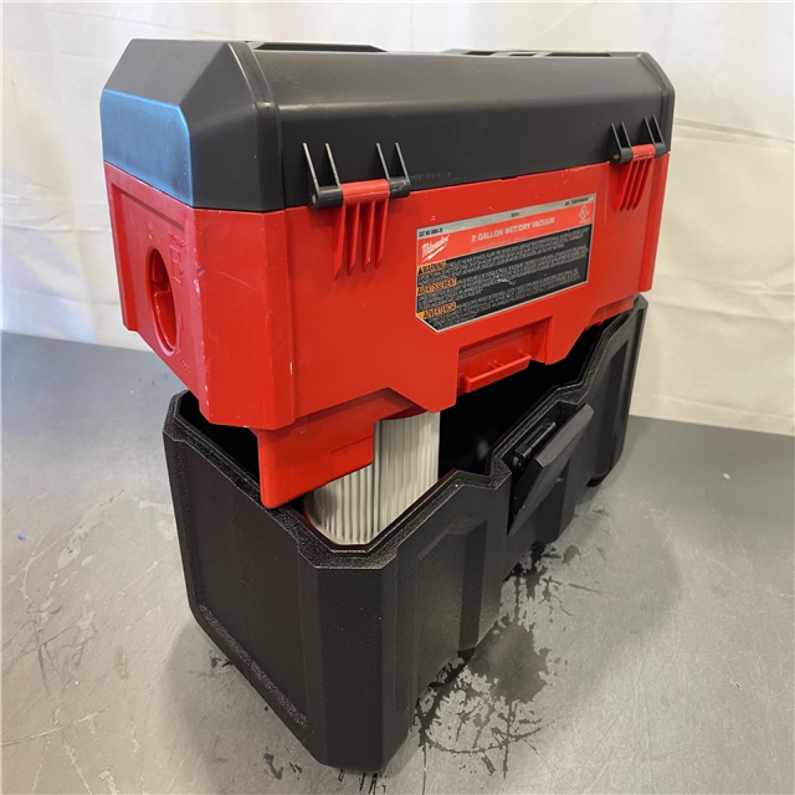 AS-IS - Milwaukee M18 18-Volt 2 Gal. Lithium-Ion Cordless Wet/Dry Vacuum