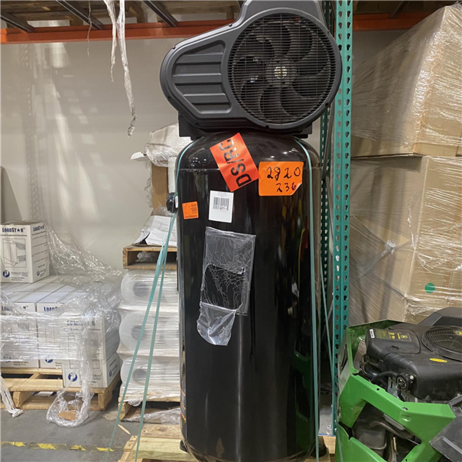 Dallas Location - As-Is Husky 60 Gal. 3.7 HP  175 PSI Electric Air Compressor