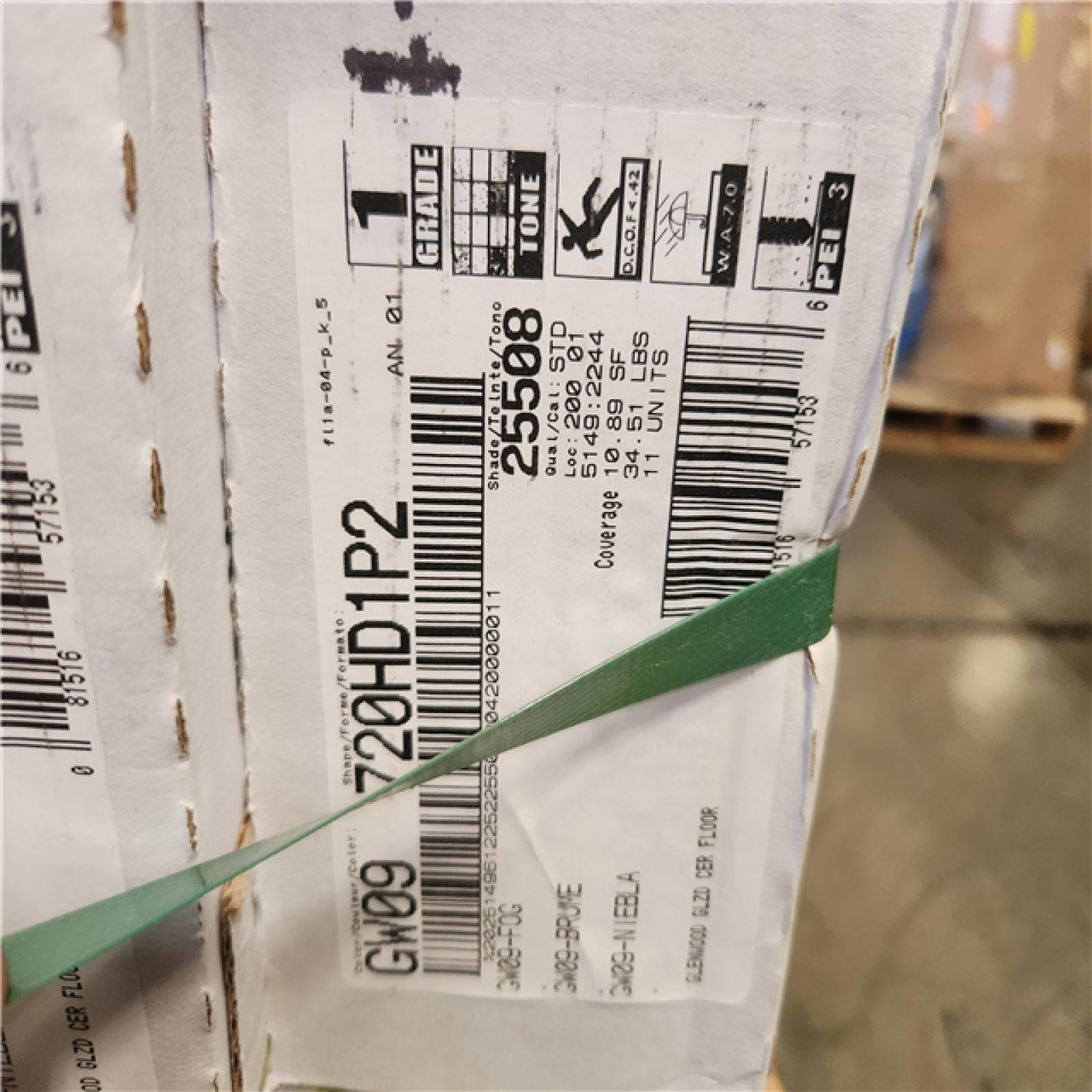 Phoenix TrafficMaster Glenwood Fog 7 in. x 20 in. Ceramic Floor and Wall Tile (261 sq. ft. /24 case)