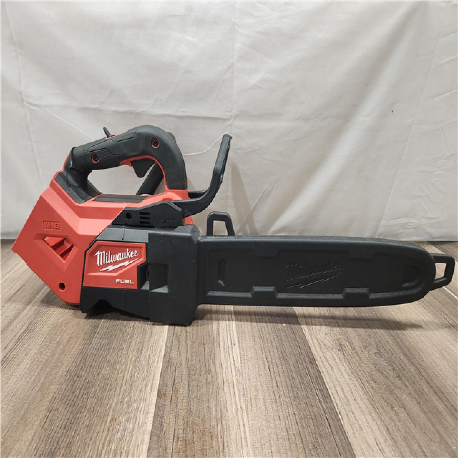 AS-IS-  - Milwaukee Tool M18 FUEL 14  Top Handle 18-Volt Lithium-Ion Brushless Electric Cordless Chainsaw (Tool-Only)
