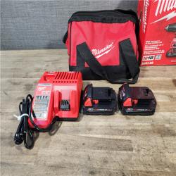 HOUSTON LOCATION - AS-IS Milwaukee 18V Cordless Brushed 2-Tool Drill/Driver and Impact Driver Kit