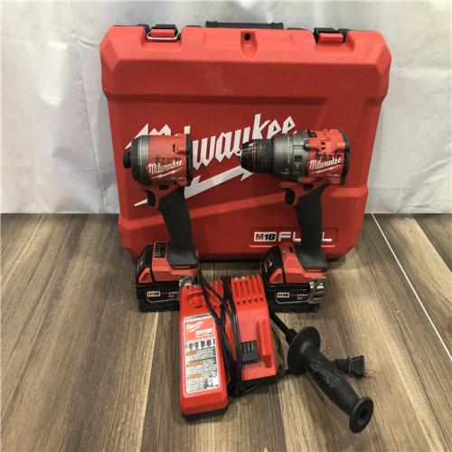 AS-IS Milwaukee  FUEL 18V Lithium-Ion Brushless Cordless Hammer Drill and Impact Driver Combo Kit