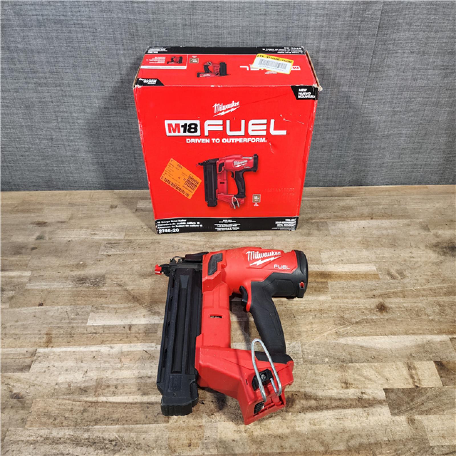 HOUSTON LOCATION - AS-IS Milwaukee FUEL 18-Volt Lithium-Ion Brushless Cordless Gen II 18-Gauge Brad Nailer (Tool-Only)