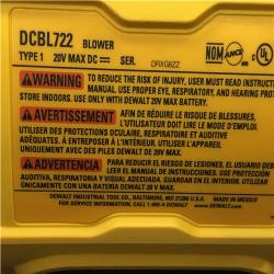 AS-IS DeWalt DCBL722P1 Blower Brushless W/5ah Pk 20v