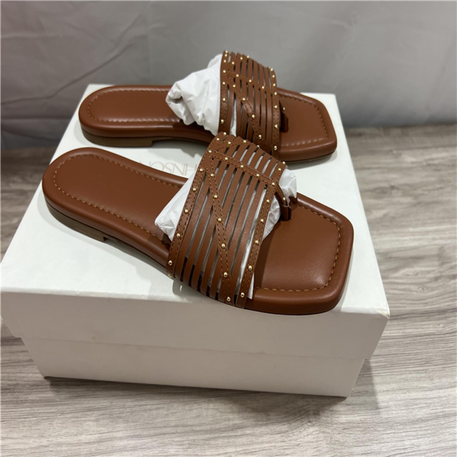 Ulla Johnson  Naomi Sandal Studded Leather Sandals - Rust Copper SZ 39