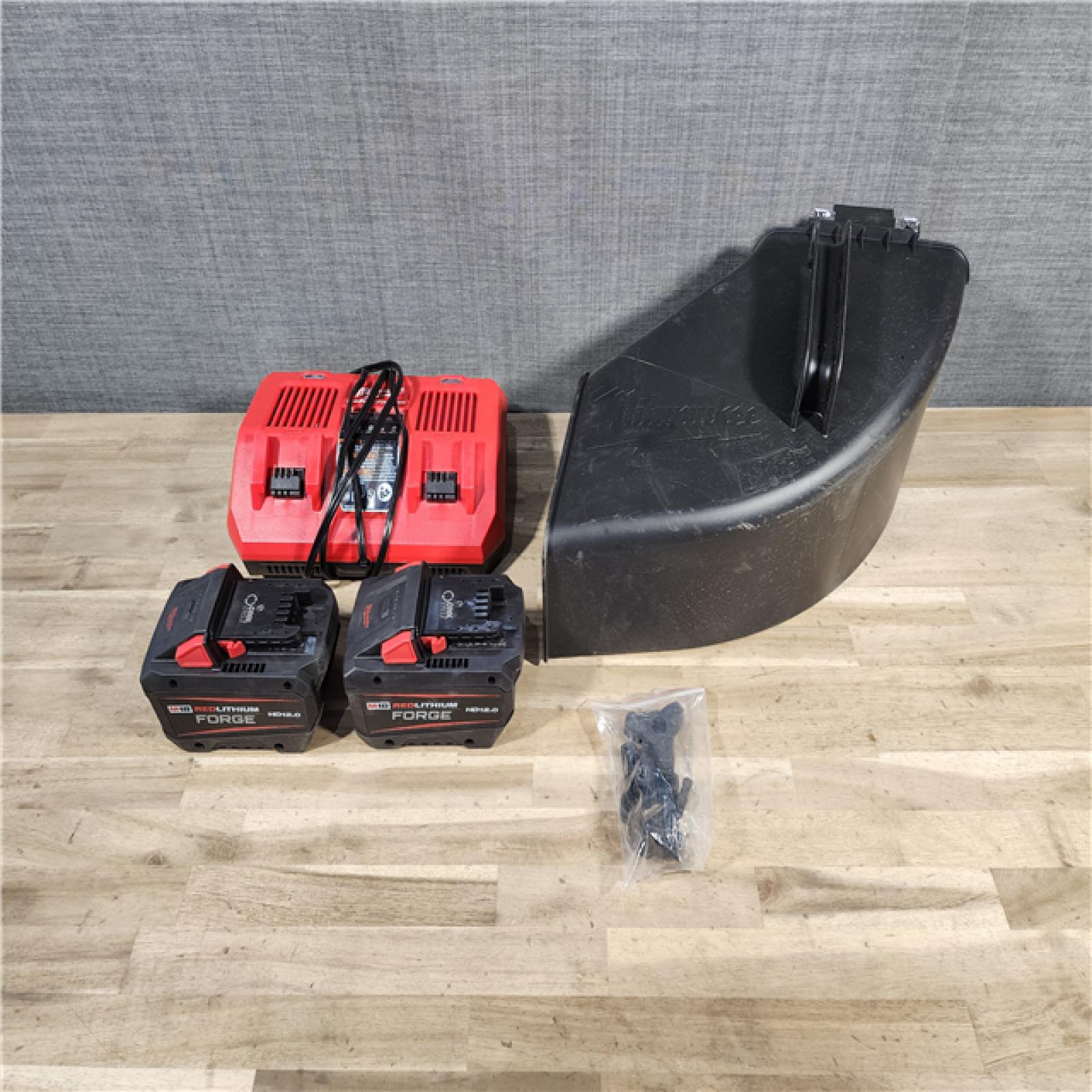 HOUSTON LOCATION - AS-IS M18 FUEL Brushless Cordless 21 in. Walk Behind Dual Battery Self-Propelled Mower W/(2) 12.0Ah Battery and Rapid Charger