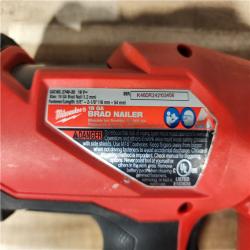 HOUSTON LOCATION - AS-IS Milwaukee FUEL 18-Volt Lithium-Ion Brushless Cordless Gen II 18-Gauge Brad Nailer (Tool-Only)