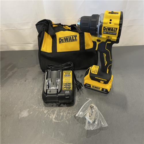 AS-IS- DEWALT ATOMIC COMPACT SERIES 20V MAX* Brushless Cordless 1/2 Drill/Driver Kit