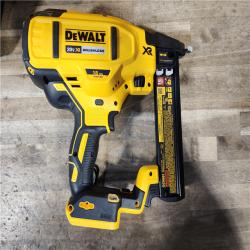 HOUSTON LOCATION - AS-IS DeWALT DCN681D1 20V MAX 18ga Cordless Brushless Narrow Crown Stapler Kit w/ BATTERY & CHARGER