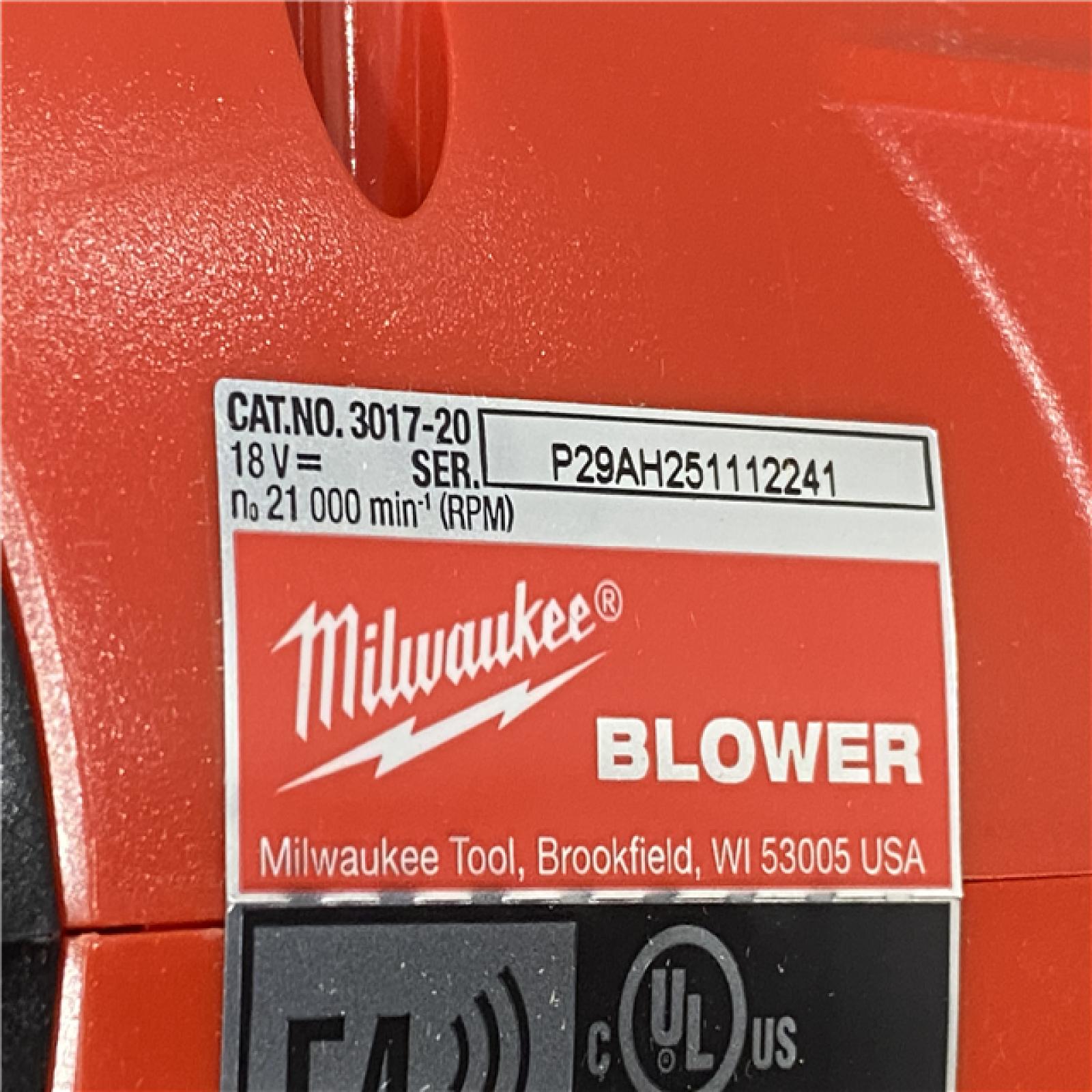 AS-IS Milwaukee FUEL 120 MPH 500 CFM 18V Brushless Cordless Battery Powered Leaf Blower Kit