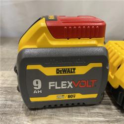 AS-IS DEWALT 20V/60V MAX FLEXVOLT Lithium-Ion 9.0Ah Battery and Charger Starter Kit
