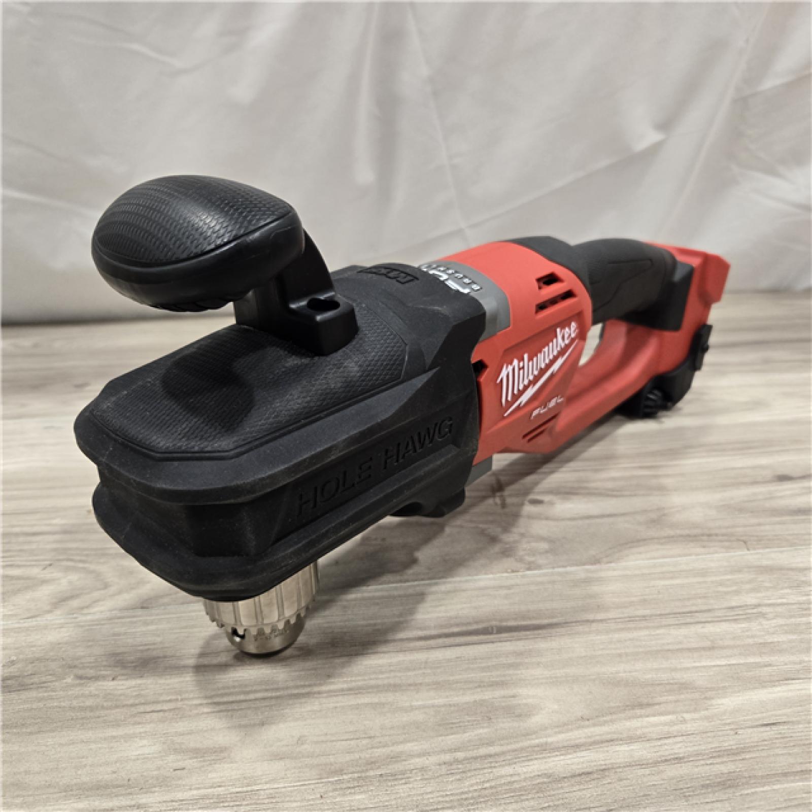 AS-IS Milwaukee M18 18V Fuel Hole Hawg 1/2  Right Angle Drill 2807-20 (Tool-Only)