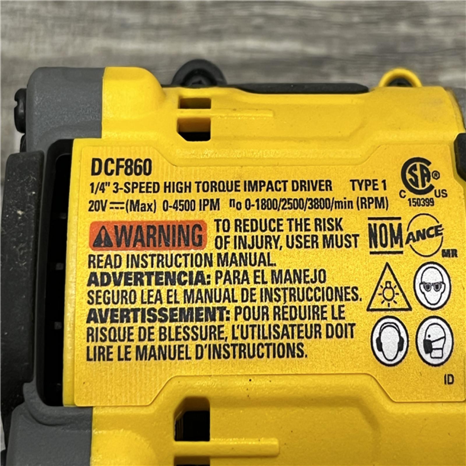 AS-IS DEWALT 20V MAX XR Cordless Impact Driver (Tool Only)